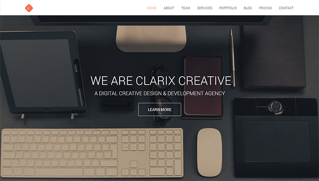 Clarix - Creative Agency & Portfolio Wordpress Theme